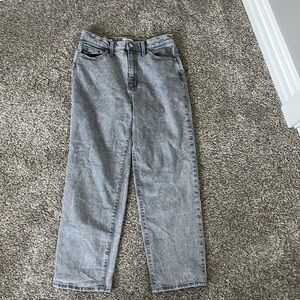 Target gray straight jeans